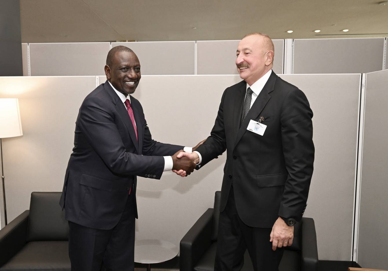 Ilham Aliyev met with President of Kenya at UN headquarters in New York Xeber basligi