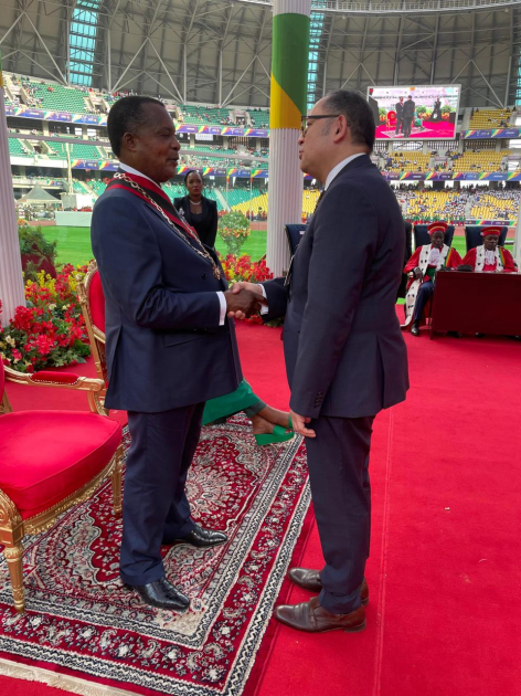 Azerbaijani ambassador attends inauguration ceremony of re-elected President of Congo Xeber basligi