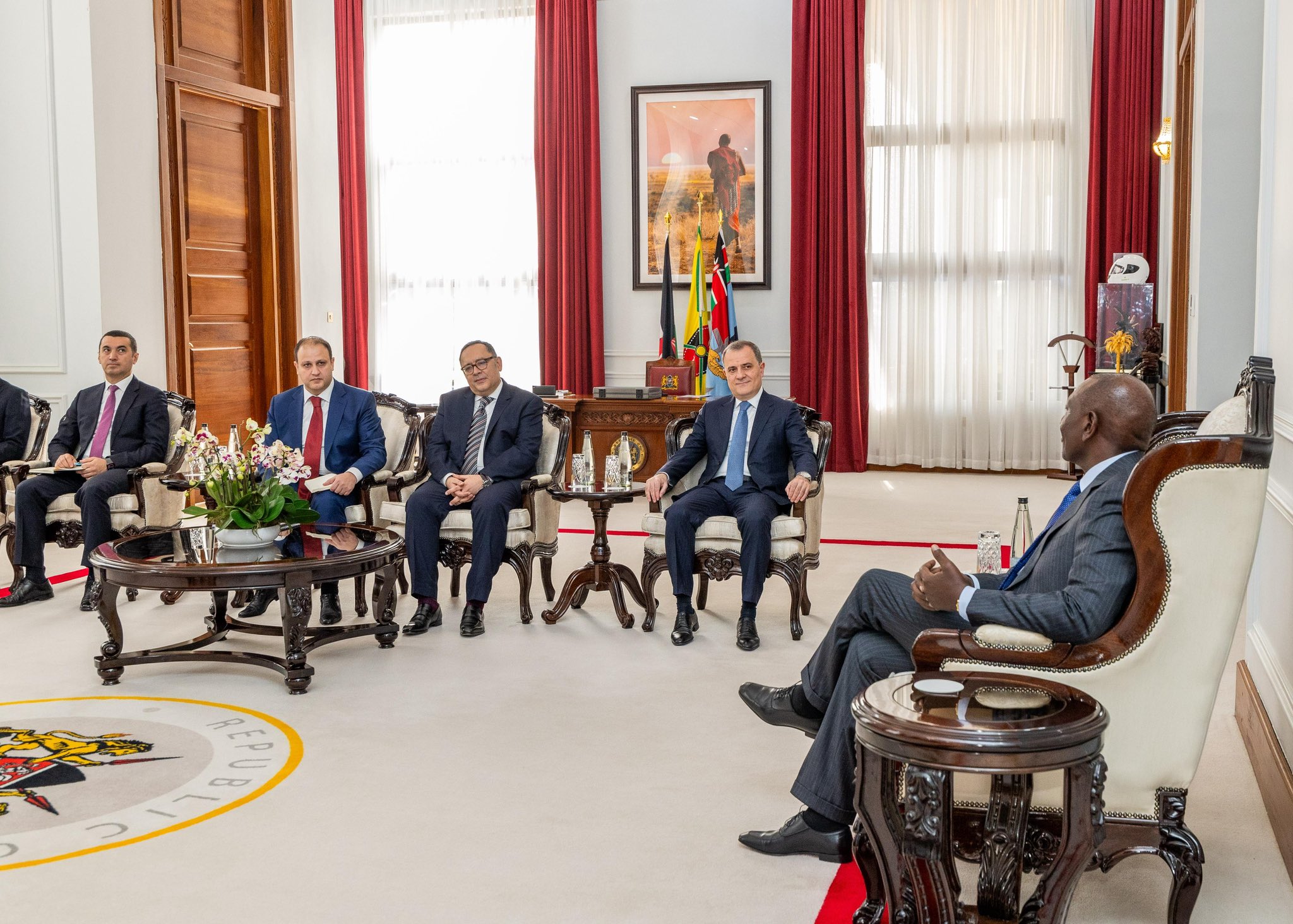 No:223/25, Nazir Ceyhun Bayramovun Keniya Respublikasının Prezidenti Vilyam Samoei Ruto ilə görüşünə dair mətbuat məlumatı Xeber basligi